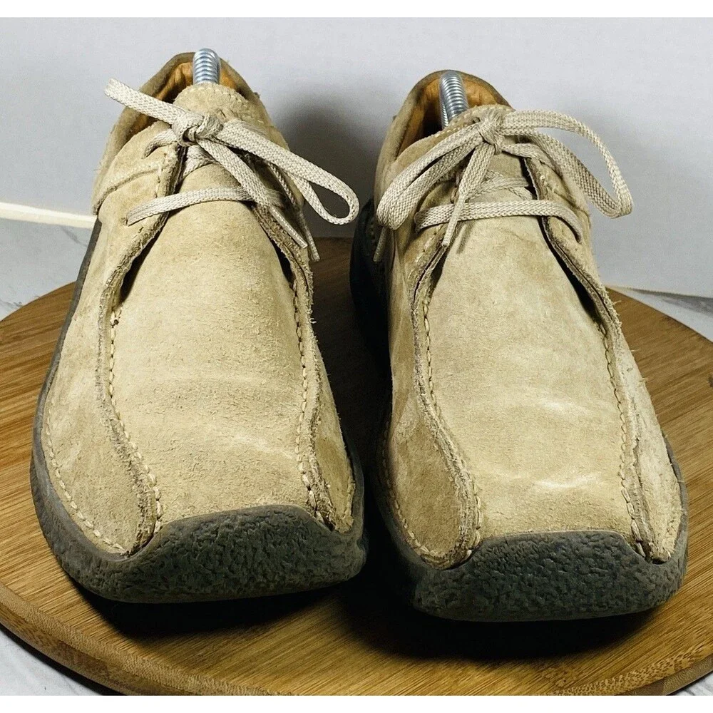 Aldo Men’s Comfort Shoe 100% Suede Square Toe Sz 10